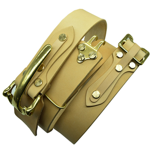 手工皮带利特尔顿休闲牛皮真皮头层骑兵腰带骑士皮带阿美咔叽腰带