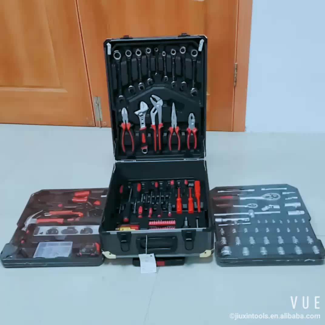 Iso9001 Factory 186pcs Germany Kraft Ratchet Spanner Set Professional