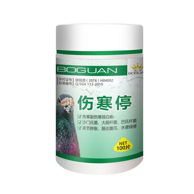 副伤寒鸽子药搏冠伤寒停水绿便