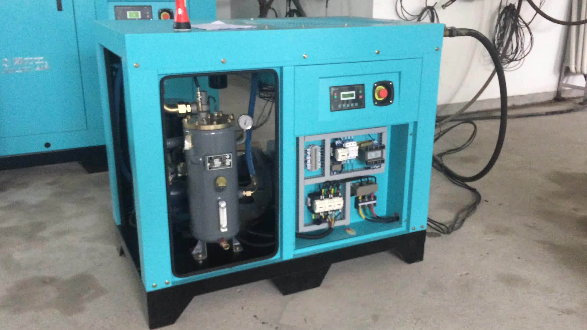 Cheap 7.5kw 10hp 1000 Liter Silent Air Compressor For Tractor Tires