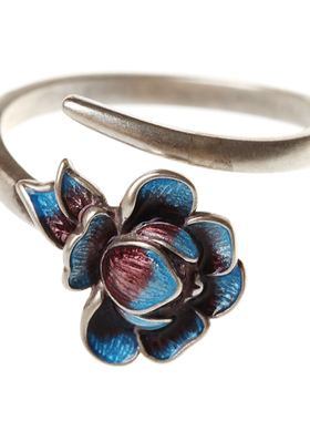 古着设计师夸张三生三世戒指