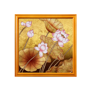 正方形欧式实木钻石画框十字绣装裱30*3040*4050*5060*60挂墙相框