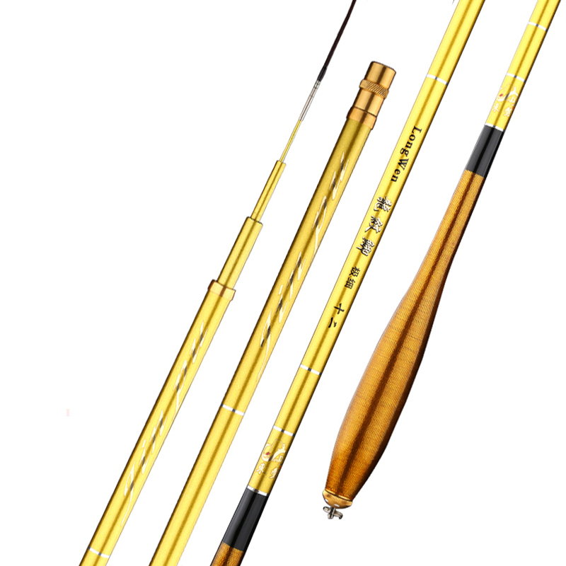 龙纹鲫鱼竿37调超轻超细2.7/3.6/4.5/5.4/6.3米台钓竿极细钓鱼竿