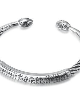 饰品时尚个性风男女款泰银手镯