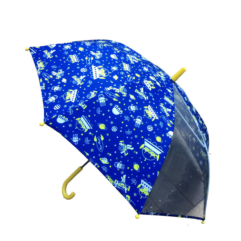 同步日本～儿童雨伞透明宝宝小孩学生公主幼儿园超轻雨伞男女小童