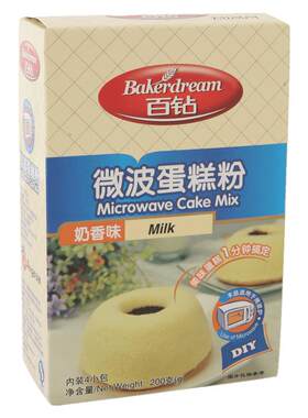 微波炉做蛋糕粉一盒内有4袋