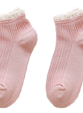 花边jk袜子女短袜日系软妹洛丽塔