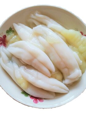 淡无盐鱿鱼蛋新鲜海鲜白蛋黄膏