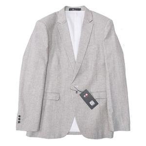 春季外套男休闲西装新款青年棉麻韩版修身西服亚麻男单西小西装