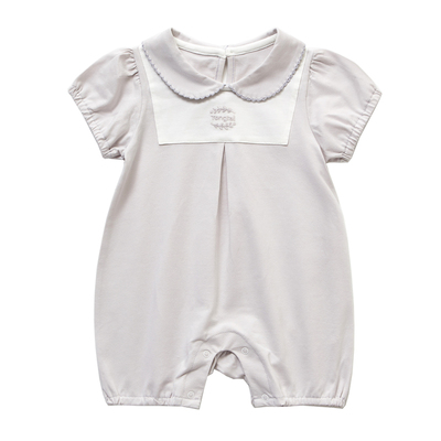 童泰夏季连体衣女宝宝哈衣薄款