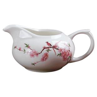 青花瓷公道杯 陶瓷茶海茶盅功夫茶具分茶器茶缸过滤茶杯茶道配件