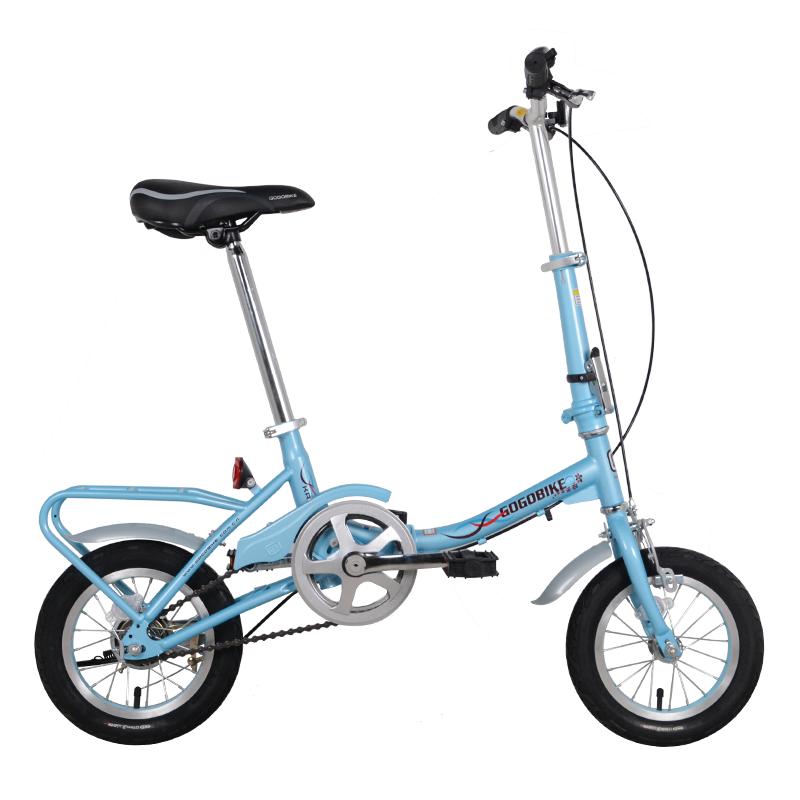 gogobike迷你12寸男女孩子便携小学生小轮成人折叠自行车GOGO单车