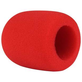 KTV无线麦克风通用软胶防摔防滚支架 话筒罩咪头保护防滑圈海棉套