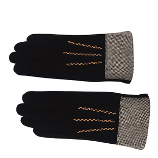 手套男款秋冬季男士保暖加绒分指男冬天防寒骑车棉可触摸男式骑行