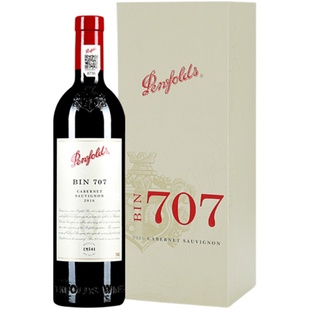 奔富澳洲BIN707赤霞珠2021高端礼盒收藏单瓶干红葡萄酒酒国行防伪