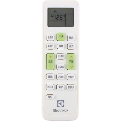 伊莱克斯空调遥控器KKCQ-1A=KKCQ-1K EAW35FD43BC4 EAW26FD43BC4
