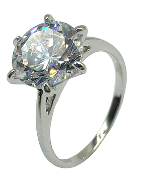 仿真宝石钻戒夸张婚礼道具