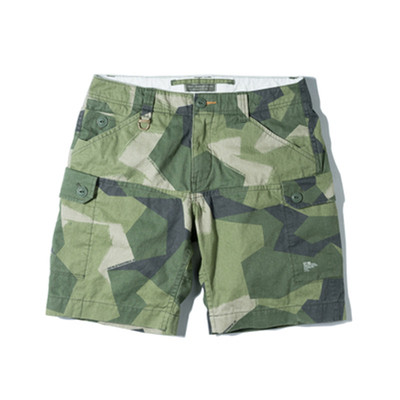 STRL瑞典几何迷彩短裤