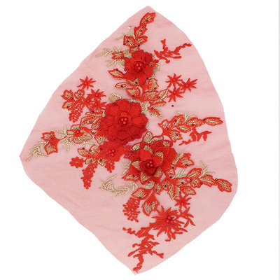 撞色钉珠立体贴花diy舞台装饰