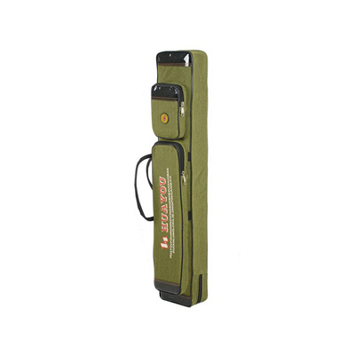 正宗帆布枪包渔具硬壳鱼竿大肚