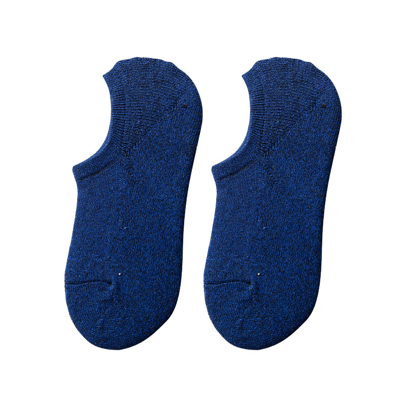 袜子男短袜纯棉运动男士毛巾底防臭吸汗浅口船袜子短筒隐形袜秋冬