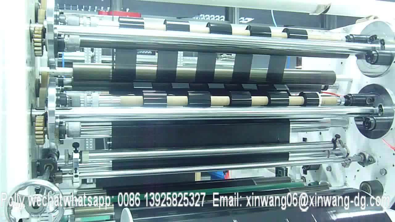 Wax Resin Barcode Printer Thermal Transfer Ribbon Slitting Machine