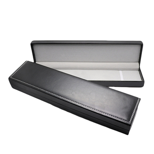 包邮新款创意长款收纳首饰链手表盒子PU皮车线平放饰品挂件礼包装