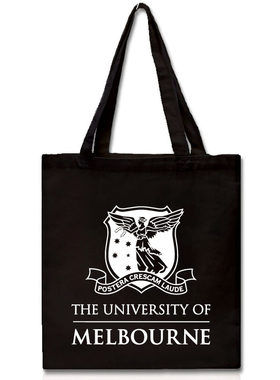 新品墨尔本大学帆布包有拉链单肩