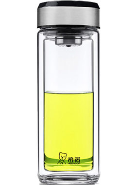 希诺双层男士xn-6710玻璃水杯