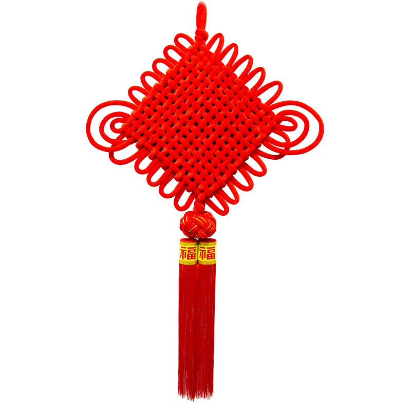中国结挂绒布结春节布置新年装饰