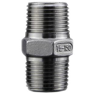 不锈钢外丝 304/316六角对丝 双外丝对接 外牙接头DN15 20 40 50