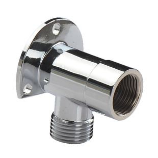 全铜明装水龙头固定墙座暗装改明装支架安装脚4分角阀坐接头配件