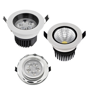 LED天花灯射灯5W7W开孔9/9.5/10cm公分自然中性光4000K防眩光筒灯