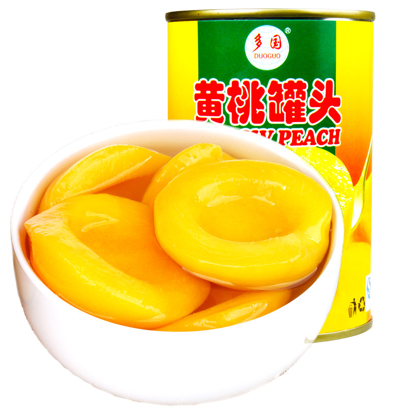 正品多国黄桃水果罐头礼盒