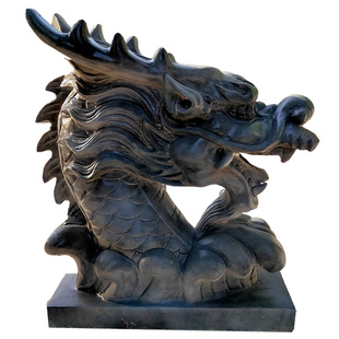 石雕喷水龙头吐水景墙池汉白玉流水庭院户外鱼池出水口景观装饰