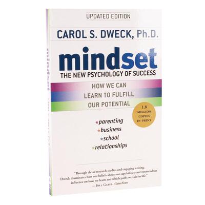 现货 思维模式:终身成长 全新的成功心理学 英文原版 Mindset The New Psychology of Success 比尔盖茨书单推荐