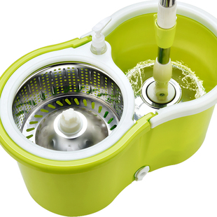 拖把旋转式家用双驱动手压免手洗自动甩水干湿两用好神拖地墩布桶