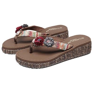 外穿厚底百搭中跟时尚夹脚沙滩鞋