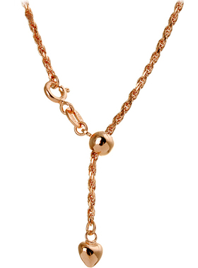 超细1mm套扣麻花多规格彩银项链