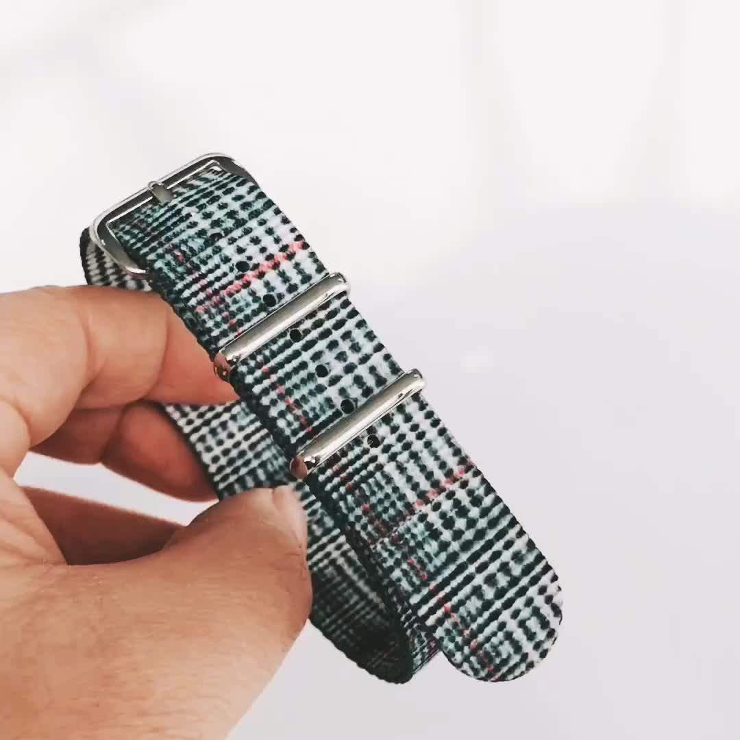 High Quality Wholesale Wrist Watch Belt,Zulu Watch Strap,Textile Watch