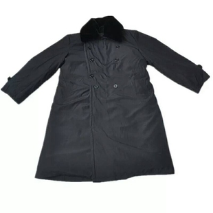 加长款羊皮大衣羊皮袄真皮皮衣爸爸装棉衣紫羔皮毛一体男冬季毛领