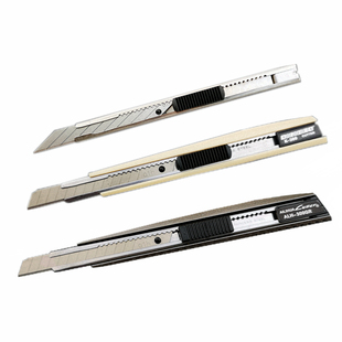 创可利小号美工刀片30度锐尖角9MM无痕耐用壁纸刀贴膜小型刀架子