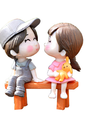 diy凳子公仔微景观盆栽小摆件