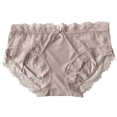 夏季透气性感蕾丝内裤学生冰丝