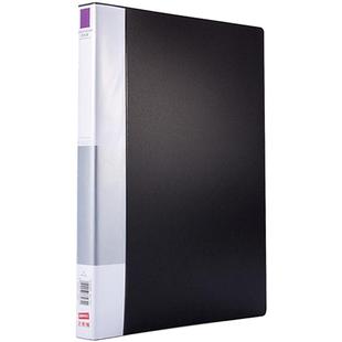 史泰博 多层插页合同资料册透明a4管理册40/60/80/100页文件夹批发