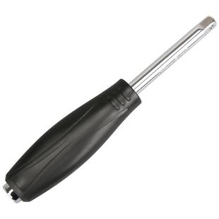 久克旋具连接杆6.3mm带尾孔两用旋具手柄1/4黑色小方杆套筒加力杆