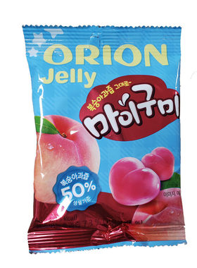 韩国进口好丽友桃子味软糖