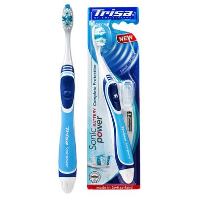 trisa瑞士电动中毛单支牙刷
