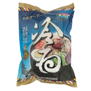 大同江小麦冷面600gx3袋朝鲜钢丝面东北冷面延边凉面真空装配汤料