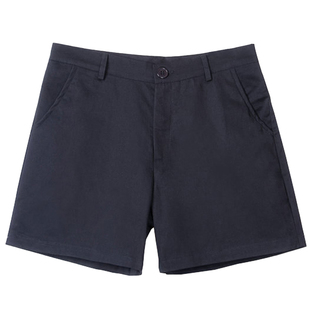 夏季男生小短裤修身 韩版休闲超短裤男潮 时尚潮流纯色全棉三分裤